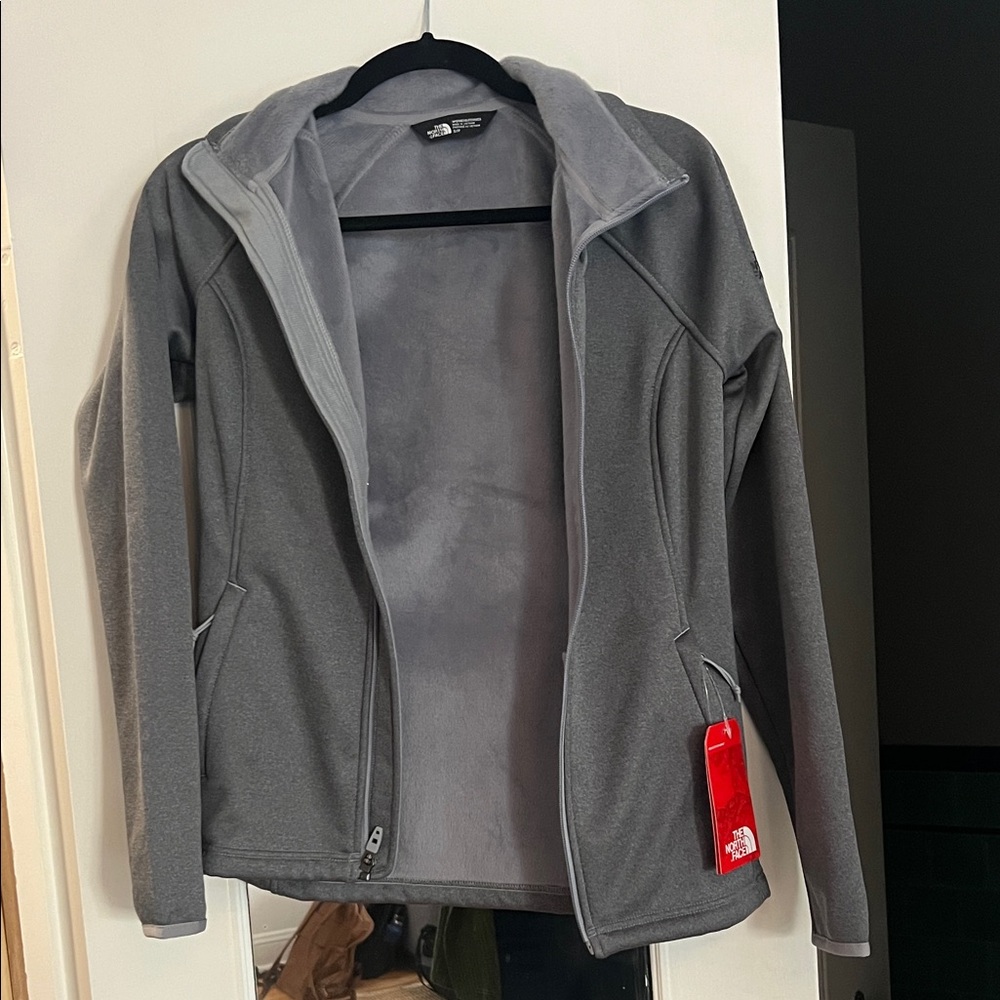 The North Face Charcoal Full-Zip Fleece